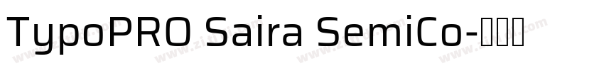 TypoPRO Saira SemiCo字体转换